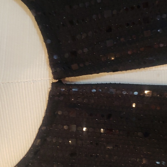 Anne Kline black sequins top - Picture 2 of 11